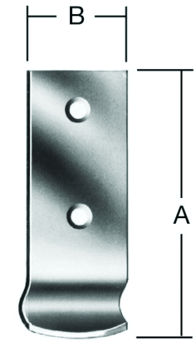 SCHLIESSHAKEN NIRO 010009 025 83 X 25 X 2,5 MM