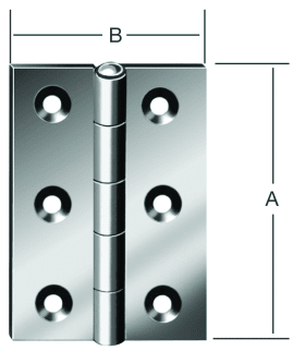 SCHARNIER NIRO 010502 080 80X58 MM 