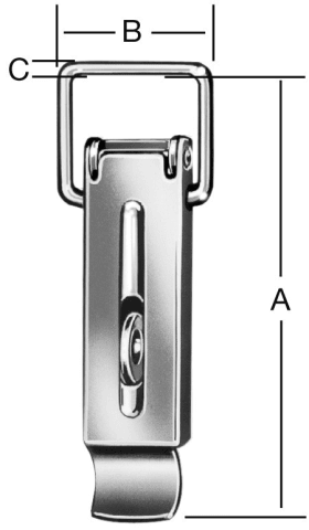 KISTENVERSCHLÜSSE NIRO 011209 105 109 X 36 X 24 MM