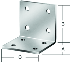 VORMANN WINKELVERBINDER 50X50X40 RF V4A 070905 000RF