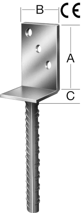 VORMANN LEICHTER L-STÜTZ-SCHUH 70X60 FEUERVER- ZINKT 071319 000