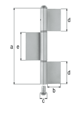 GAH KONSTRUKTIONSBAND DREITLG. K08 ROH 240 X 16 X 50 X 5 MM 41448 1