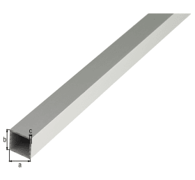 VIERKANTROHR LM=2 M 15 X 15 X 1,5 MM 47 45 22 (7452)