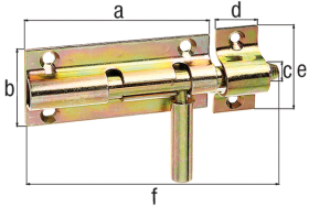 BOLZENRIEGEL M. SCHLAUFE VZ/191 140X50/14 MM 12 8067