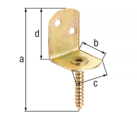 FLECHTZAUNHALTER L-FORM FVZ 83X32MM 21 34 59 VE=100ST.