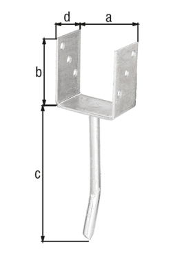 PFOSTENTRÄGER (21-367 K 3/81) 21 40 67 