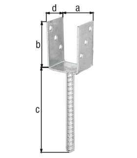 U-PFOSTENTRÄGER M.RIFF. 327/K 3-101 21 42 89