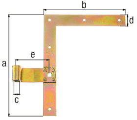 FENSTERLADEN-WINKELBAND VZ 13/200X250 MM LS. 31 33 19 4004338313319