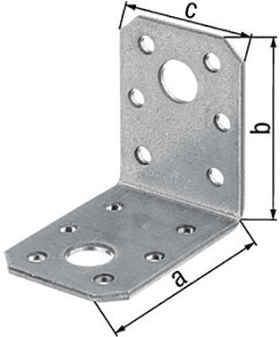 WINKELVERBINDER VZ/8619 40 X 40 X 40 X 2 MM 33 02 00