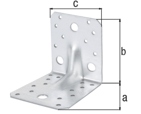 SCHWERL. WINKELVERBINDER M. SICKE 70 X 70 X 55 MM ER 33 52 12 400433833521