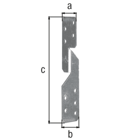 SPARRENPFETTENANKER UNIVERSAL 33X33X250 MM 33 80 91 VZ VE=100 ST