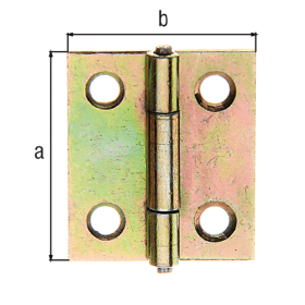 GEROL.SCHMALE SCHARNIERE VZ/5000K25 25X20X0,8 MM 34 53 58