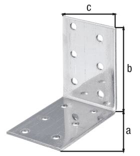 LOCHPLATTENWINKEL EDELSTAHL 8635 60X60X40X2,5 MM 36 10 44