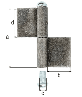 GAH KONSTRUKTIONSBAND ZWEITLG. 2350/KO4 ROH 80 X 9 MM 41440 5