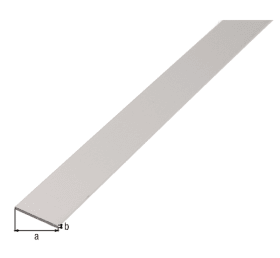 GAH ALU-FLACHSTANGE 1000 X 60 X 3 MM SILBERFARBIG ELOX. 47174 3