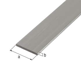 GAH BA-PROFIL FLACH ALU NATUR 1000 X 70 X 3,0 MM 47397 6