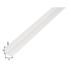 WINKELPROFIL PVC=2 M 25 X 25 X 1,8 MM WEISS 8203 47 93 50