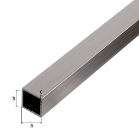 VIERKANTROHR 10X10X1,5 MM VA=1 M 48 54 29
