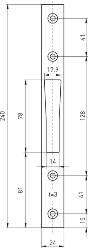 SCHLIESSBLECH S02 F.1320/1320H VZ 0010.000003