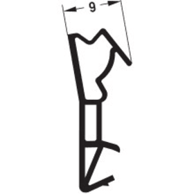 HAUSTÜR-DICHTUNG S 6518 WEISS VE=126 M 