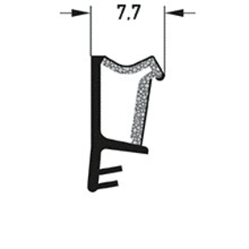 ÜBERSCHLAGDICHTUNG SP 103A GRAU VE=200 MTR.