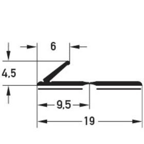 DICHTPROFIL S 9200-10 K SCHWARZ VE 1 X 100 METER SPULE 19172