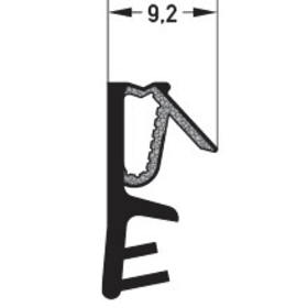 DICHTUNG SP 7612 GRAPHITGRAU (150 MTR.-SPULE)