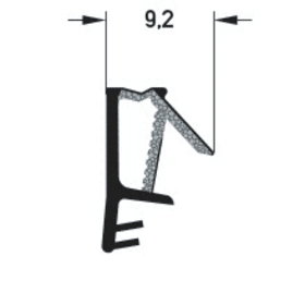 ÜBERSCHLAGDICHTUNG SP 7610 10 GRAU 