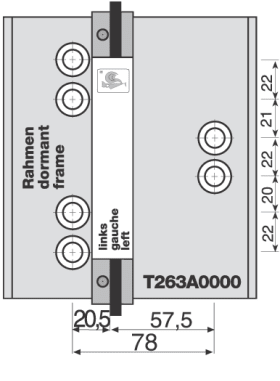 Dr. Hahn Bohrlehre Serie 60 AT T263A0000, Aluminium