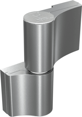 Dr. Hahn Aufschraubband Türband 4 AT M911,zweiteilig,20/86,EV1 eloxiert/weiß,Ankerschraube 58mm Stahl