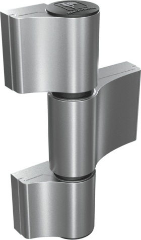 Dr. Hahn Aufschraubband Türband 4 AT M961,dreiteilig,20/86,EV1 eloxiert/schwarz,Ankerschraube 58mm Stahl