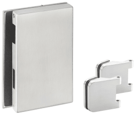 Hermat Ganzglas Gegenkasten MOLINA 6054/6315.GKP, DL, edelstahl matt