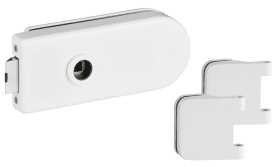 Hermat Ganzglastürschloss 6011/6315,UG,8mm,ähnlich RAL 9016,FlüFA