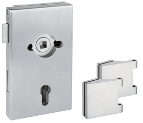 Hermat Ganzglastürschloss 6053.R/6325,PZ,8mm,DL,ER-Optik,FlüFA