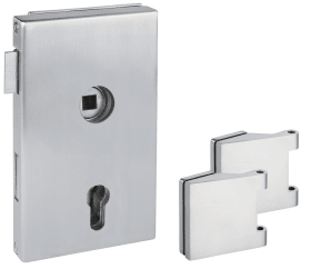 Hermat Ganzglastürschloss 6053/6325,PZ,8mm,DL,ER-Optik,FlüFA