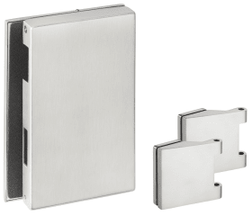 Hermat Ganzglas Gegenkasten MOLINA 6054/6325.GKP, DR, edelstahloptik eloxiert