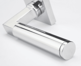 Hermat Drückergarnitur 1831/2311.SC,Ros.,eck.,PZ,8,ER pol.,TS 37-47