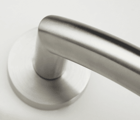 Hermat Drückergarnitur 1804/2336.SC,o.Schl.ros.,rd.,8,ER,TS 37-47