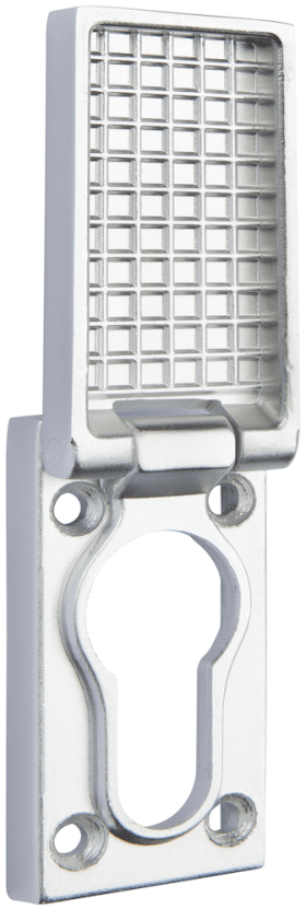 Hermat Abdeckrosette 2080 außen,eckig o.No.,PZ, 15,3mm,F1