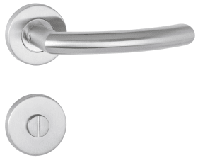 Hermat Drückergarnitur 1804.KL4/2073.MI/RW,Ros.,rd.,WC/SS,8(8),ER,TS 37-48