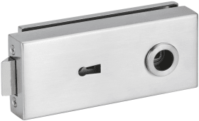 Hermat Ganzglastürschloss 6772L,BB,8mm,ER,FlüFA