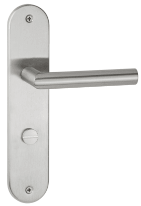 Hermat Drückergarnitur 1802.RHF,LS ov.,WC/S78/8,ER matt,o.No.