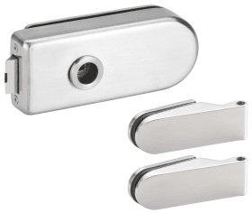 Hermat Ganzglastürschloss 6761L/6215,UG,8mm,ER,FlüFA