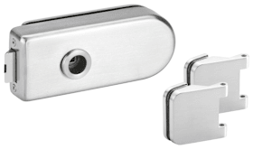 Hermat Ganzglastürschloss 6761L/6315.P,UG,8mm,ER,FlüFA