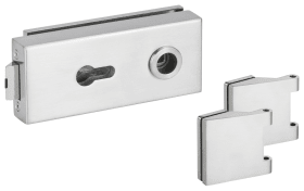 Hermat Ganzglastürschloss 6773L/6325.P,PZ,8mm,ER,FlüFA