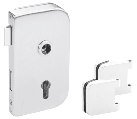 Hermat Ganzglastürschloss 6033/6315,PZ,10mm,DL,F1,FlüFA