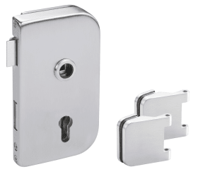 Hermat Ganzglastürschloss 6033/6315,PZ,10mm,DR,ER-Optik,FlüFA