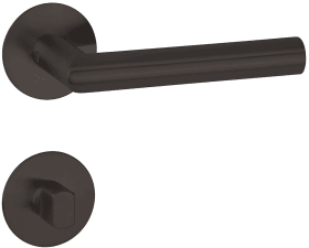 Hermat Drückergarnitur 1802/2403,Ros.,rd.,WC/S,8(8),smoke bla.,TS 38-42