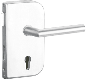 Hermat Ganzglastürschloss 6033,PZ,8mm,DL,ähnlich RAL 9005,FlüFA