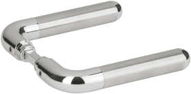 Hermat Drückerpaar CLUB 1110, 8mm,glanzchrom/edelstahl matt